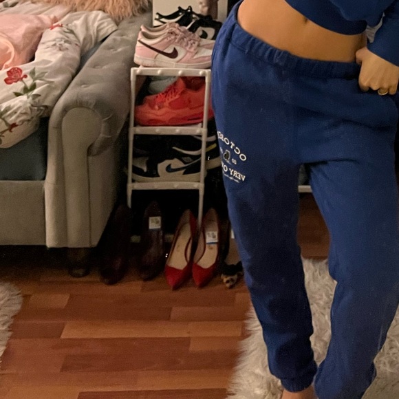 Octobers very own ovo collegiate sweatpants and hoodie tracksuit set - Picture 1 of 1